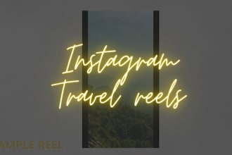 edit travel reels,cooking reels and make them engaging