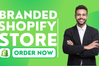 design a branded shopify store