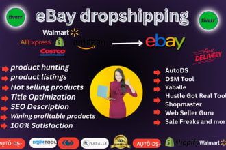 do walmat, amazon to ebay dropshipping listings autods