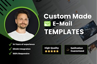 design and develop responsive email templates