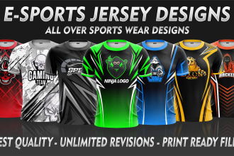 professional esports jersey design for your team or organization