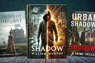 design professional book cover or ebook cover paperback and hardcover