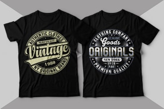awesome custom t shirt logo design for your company or pod business