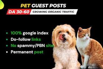 do pet backlinks on high authority sites with dofollow links