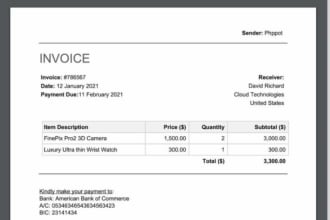 create invoices and packing slips