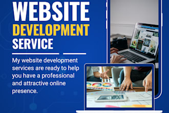 create responsive custom business website react frameworks