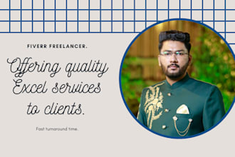 do  excel data entry, cleaning and formatting services with maximum accuracy