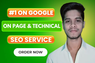 do onpage technical SEO service for wordpress shopify wix squarespace website