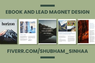 pdf, ebooks, workbooks, and lead magnets in canva