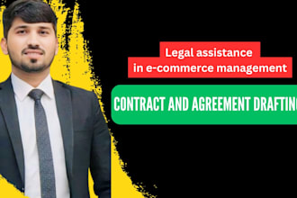 assist in drafting contract and agreement for e commerce platforms