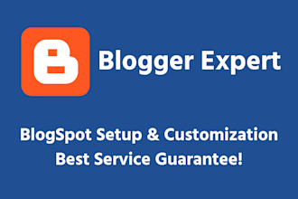 create, customize and fix blogger blogspot website