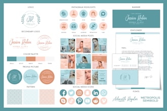 design a signature logo and branding kit