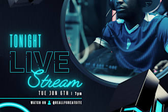 design a creative poster for your event, a band show, a product, etc