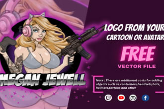 create the animated twitch overlay, the twitch logo, and the twitch stream