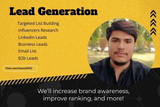 do lead generation and find the targeted email address