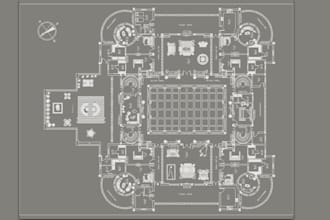 make 2d floor plan from pdf, image to drawing