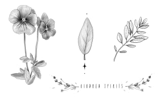 design you a custom botanical tattoo