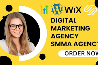 digital marketing agency website, digital agency website, smma agency