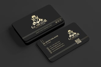 do brand luxury minimalist business card and business  logo design