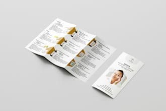 design a professional flyer, brochure, and poster