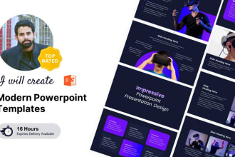 create modern powerpoint presentation template