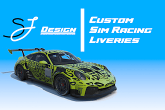 create a custom liveries for sim racing