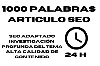 write articles in spanish with optimized SEO