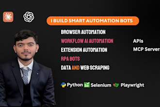 build custom browser automation, rpa bots, and scraping scripts