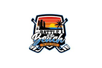 create cool hockey tournament logo