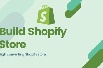 be your shopify website developer