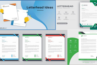 design business card letterhead and branding stationary