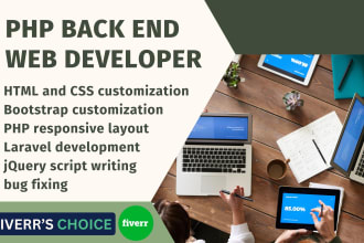 be your PHP back end web developer