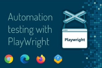 do QA and develop professional automation framework using playwright and java