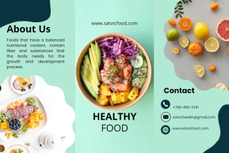 design modern and beautiful flyer or pamphlet design