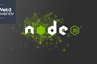 be your api developer with nodejs
