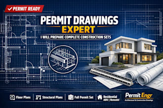draw full permit sets and construction drawings