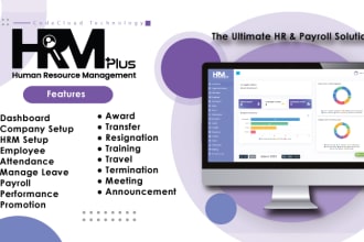 sell hrm, employee attendance, payroll laravel application
