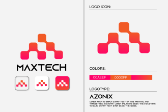 do modern minimalistic, nft, web3, tech, crypto logo