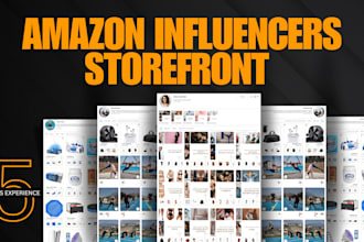 design and customize amazon influencer storefront