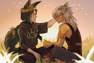 draw art of any of your pairings sfw or nsfw
