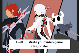 illustrate your video games idea or poster