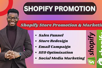 promote shopify store, shopify marketing sales funnel to boost shopify sales