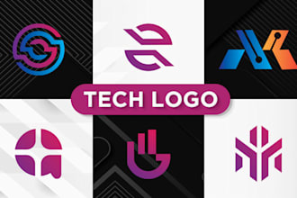 design a unique and futuristic tech logo