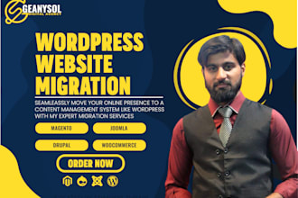 design a modern wordpress website that is easy to navigate