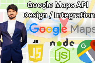 integrate google map apis, map box api integration