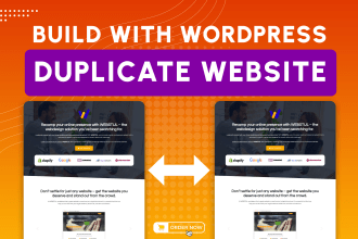 redesign or duplicate any website using wordpress, elementor, avada or breakdanc