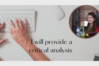 do critical analysis of english literature works