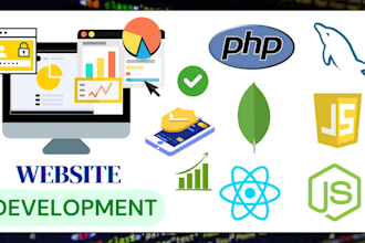 do website development as a full stack web developer