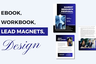 do lead magnet design, ebook design and pdf design
