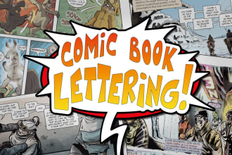 do pro lettering for your comic book